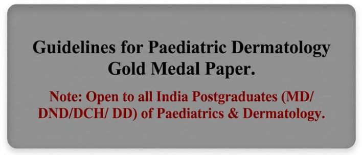 Pediatric Dermatology Gold Medal Paper